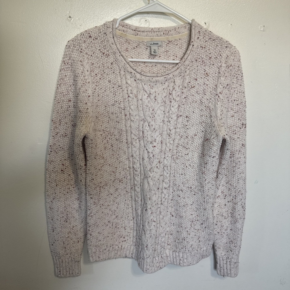LL Bean Women's Cable Knit Sweater Size XS - Picture 1 of 6